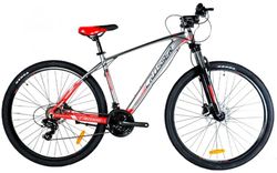 купить Велосипед Crosser QUICK 29" 17.5 21S Shimano+Logan Hidraulic Grey/Red в Кишинёве 