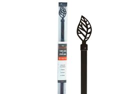 Карниз для штор 120-210cm D16/19mm Luance, черн-мат/Fontebla