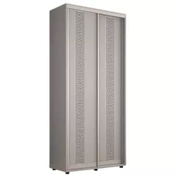 купить Шкаф Mobildor-Lux Компактные раздвижные двери PAL с греческим орнаментом (130x45x240 см, высота) Серые в Кишинёве 