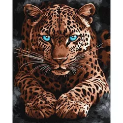 купить Картина по номерам Ideyka (KHO6814) A wild cheetah, 40х50 в Кишинёве 