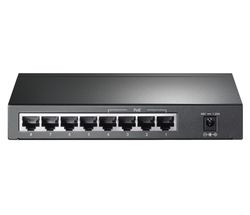 .8-port 10/100/1000Mbps  PoE Switch TP-LINK "TL-SG1008P", steel case, 64W Budget
