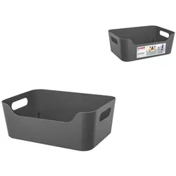 cumpără Cutie depozitare Бытпласт 51822 Корзина Econova Scandi 3.1l, 24x17x9cm, серая în Chișinău 