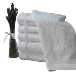 cumpără Textile de casă Sweet Home Prosop de picioare alb 50x70cm, 600 g/m2 în Chișinău 