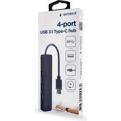Type-C 3.1 USB Hub, 4-port Output: 4 x USB3.0, Gembird "UHB-CM-U3P4-01"