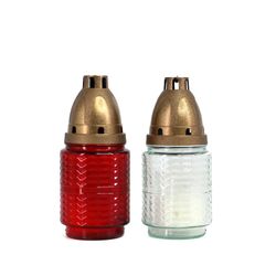 Свеча стеклянная 16см x 40гр