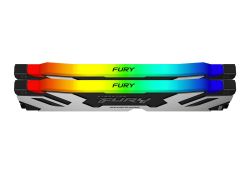 32GB DDR5-7200MHz Kingston FURY Renegade RGB (Kit of 2x16GB) (KF572C38RSAK2-32), CL38, 1.45V,Silver
