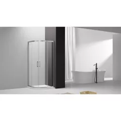 cumpără Cabină de duș miscellaneous XACQ 90x 90x200 BRUSHED MATTE NICKLED 6mm în Chișinău 