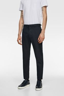 Брюки ZARA Темно синий 7215/402/407