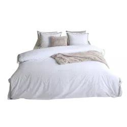 купить Постельное белье Riviera Maison 333028 Whisper 200x200/220 White в Кишинёве 