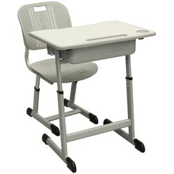 cumpără Set de mobilier pentru copii Deco Banca + scaun scolar A80-01 Grey în Chișinău 