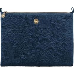 купить Несессер/косметичка Pip Studio 51.274.208 Charly Cosmetic Flat Pouch Large Velvet Quiltey Days Blue 30x1x22cm в Кишинёве 