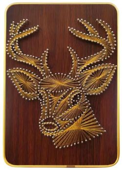 cumpără Set de creație New World DHACE28043 Set String Art 21x30 Cerb auriu în Chișinău 