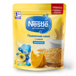 Nestle каша пшеничная молочная с тыквой,5+мес. 220г