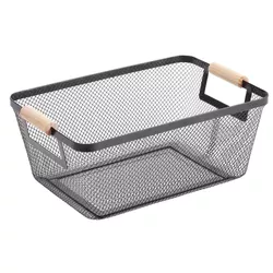 купить Короб для хранения Bisk 08565 UMBRA, organaizer mare, mat negru в Кишинёве 