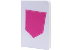 Carnet A5 80 foi coperta pinza cu buzunar crem, linie