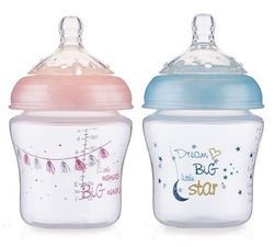 Бутылочка для кормления Nuby Little Moments ID68059, 180 мл