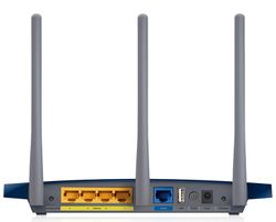Wi-Fi N TP-LINK Router, "TL-WR1043ND", 450Mbps, Gbit Ports, USB2.0, Print Server, MIMO