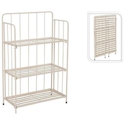 купить Подставка для цветов ProGarden 33808 Etajera pentru flori cu 3 niveluri Dungi 58x27x90cm, alb в Кишинёве 