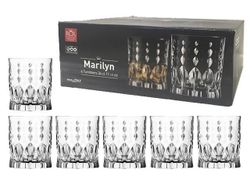 Set pahare pentru whisky Marilyn 6buc, 340ml
