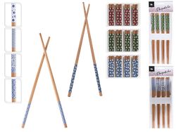 Набор палочек бамбуковых EH 4парыХ2шт, 24cm