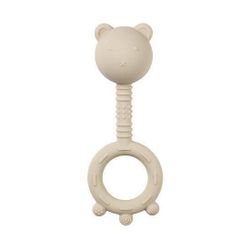 cumpără Iinel dentiție Nattou 874489 Silicone Rattle bear beige în Chișinău 