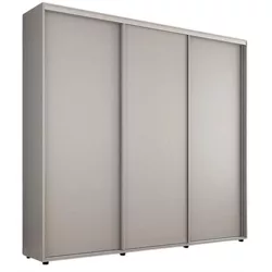 купить Шкаф Mobildor-Lux Compact uși glisante PAL (240x45x230H cm) Grey в Кишинёве 
