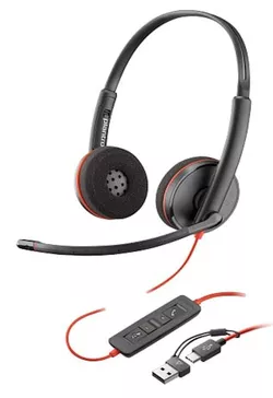 cumpără Căști pentru gaming Poly Blackwire 3220 Stereo USB-C (Bulk) (8X228A6) în Chișinău 