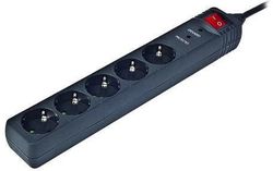 cumpără Filtru electric Gembird 5 Sockets 1.5m, SPG5-C-5 5-outlets, Black în Chișinău