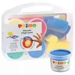 купить Набор для творчества Primo Crafts 823VTDP Vopsea pentru pictura cu degetele cu accesorii 4 culori / 100 ml в Кишинёве 