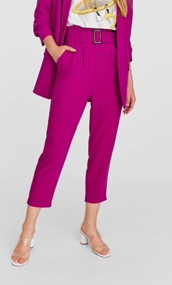 Брюки Stradivarius Фиолетовый 1124/642/146
