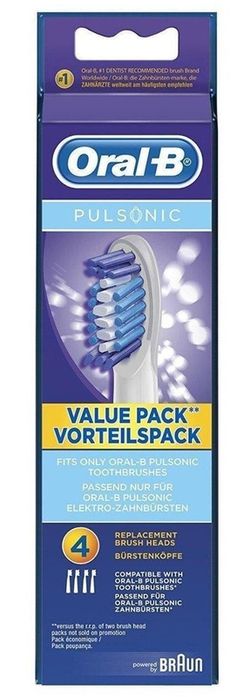 cumpără Accesoriu perie de dinți Oral-B Pulsonic Electric Toothbrush Replacement Brush Heads 4 Pack în Chișinău