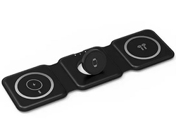 WIWU Wireless Charger 3 in 1 Power Air 15W (iPhone / Airpods / Watch Holder), Black