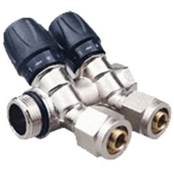 купить Комплект распределителей Te-sa Distribuitor A-P/negru 3 cai 3/4x16 (88622) в Кишинёве 