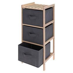 купить Этажерка Promstore 47077 Storage Solutions бамбук 65X27X25cm, 3 ящика в Кишинёве 