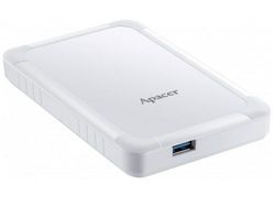 2.0TB (USB3.1) 2.5" Apacer AC532 Shockproof Portable Hard Drive, White