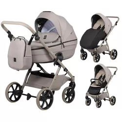 купить Детская коляска Tutis Carucior 2in1 UNO 6+ ESSENTIAL Taupe 172 (1602172) в Кишинёве 