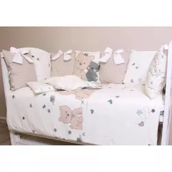 купить Детское постельное белье PernaMea Set lenjerie 8 piese Perne Puppy (PM.101650/4) в Кишинёве 