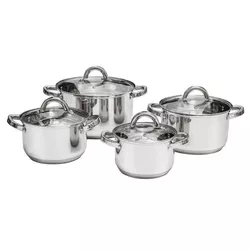 cumpără Set veselă Ambition 68879 Cookware Set 8pcs With Lid, Berry în Chișinău 