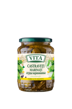 Маринованные огурцы Vita 675 гр