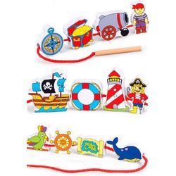 cumpără Jucărie Viga 59852 Lacing Blocks Pirate în Chișinău 
