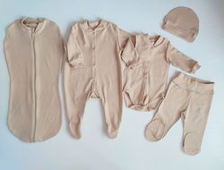 Комплект Pampy (0-1 мес.) Bej