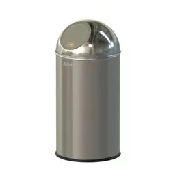 купить Урна для мусора Alda 605 CLEAN WORLD 20L, 52*24cm, inox satinat в Кишинёве 