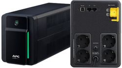 APC Back-UPS BX2200MI-GR 2200VA/1200W, 230V, AVR, USB, RJ-45, 4*Schuko Sockets