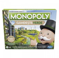 Hasbro Joc de societate Monopoly Go Green