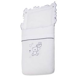 cumpără Lenjerie de pat pentru copii Italbaby 740.0055 Конверт с капюшоном Blue Bear 82*40 în Chișinău 