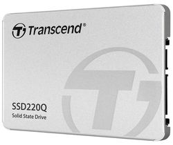 2.5" SATA SSD  500GB   Transcend "SSD220Q" [R/W:550/500MB/s, 57K/59K IOPS, SM2259XT, 3D-NAND QLC]