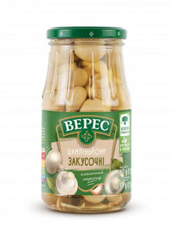 Шампиньоны маринованные закусочные 260г