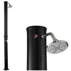 cumpără Set pentru duș Hydro S Duș solar p/u grădină, 20 litri, H=220 cm, Negru în Chișinău 