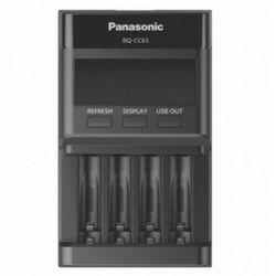 Panasonic  "Smart charge" Charger 4-pos AA/AAA, BQ-CC65, with LCD