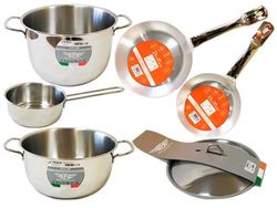 Set vase Pinti Ecoline inox, 6buc